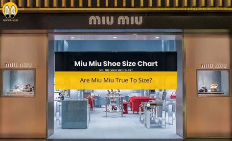 miu miu shoe sizing|where to buy miu shoes.